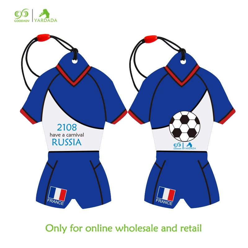 
Cheap World Cup soccer jerseys smell paper car perfume family fragrance car air freshener 