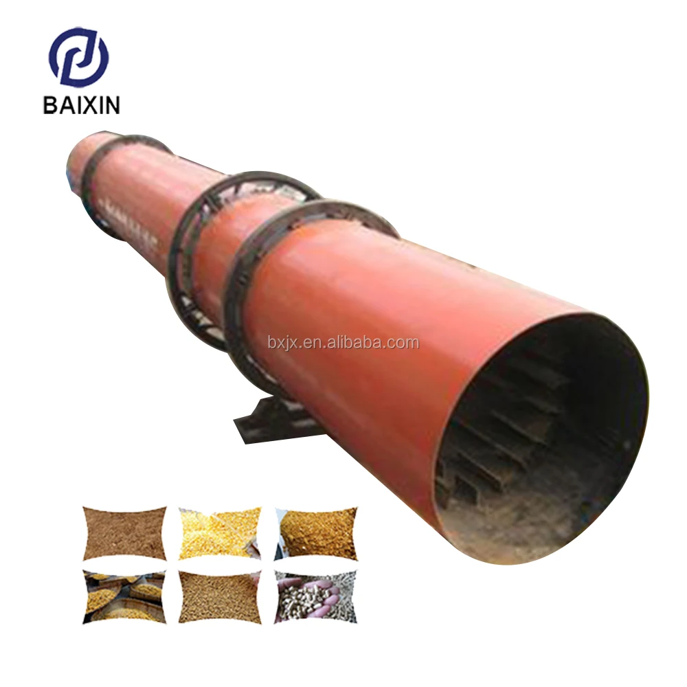 Animal Feed Peanut Meal Rotary Dry Machine Drying Drum Soya Meal Dryers Used For Dryinge Potato