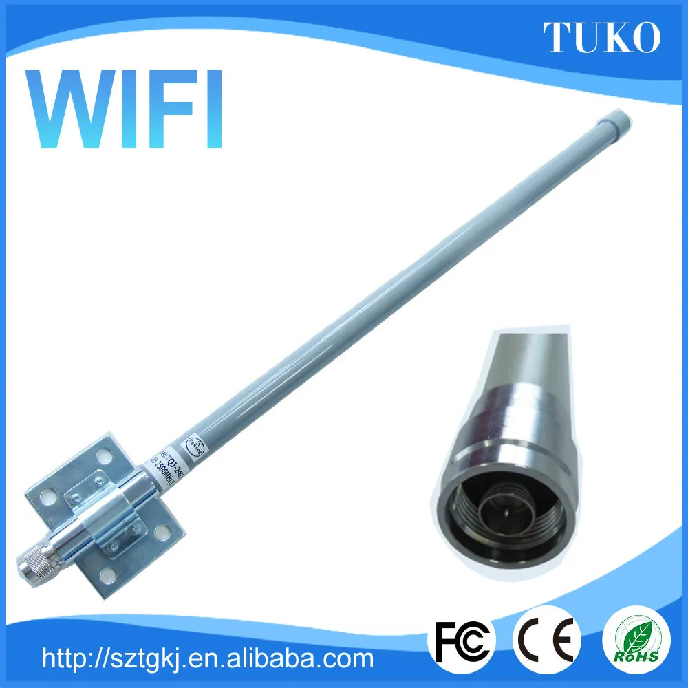 Высокое качество 2.4 г антенны Открытый Стекловолокна Антенна WiFi Открытый маршрутизатор Wi-Fi антенны