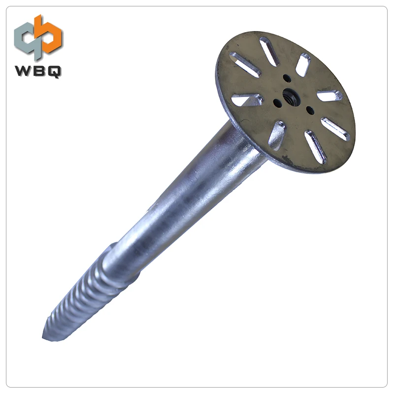Galvanized Spiral Pile Ground Screw Anchors