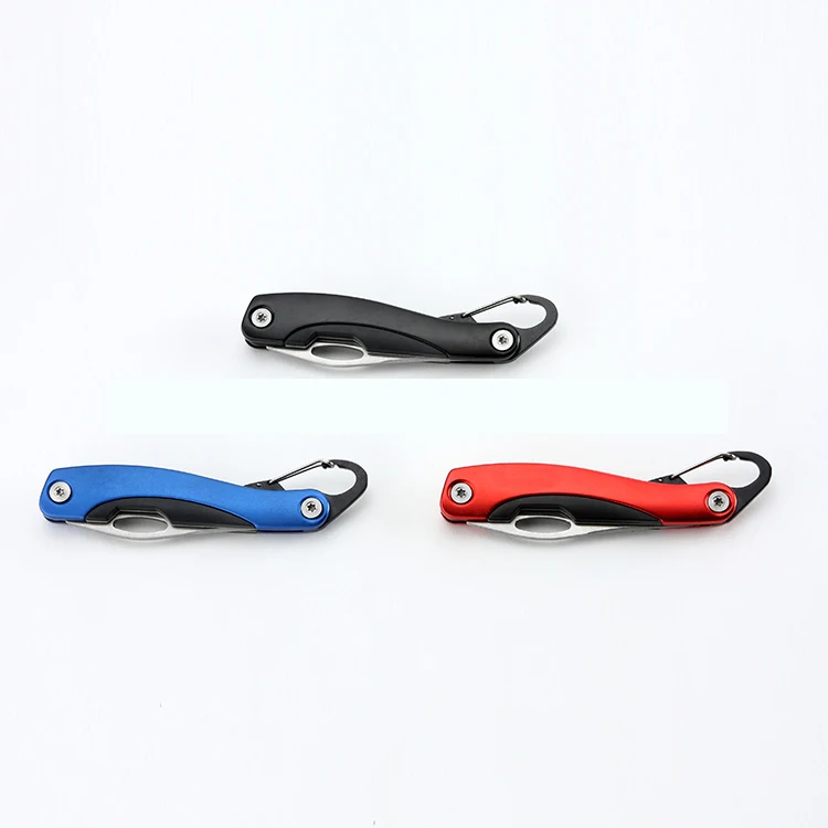 free sample cost effective give away carabiner pocket knife
