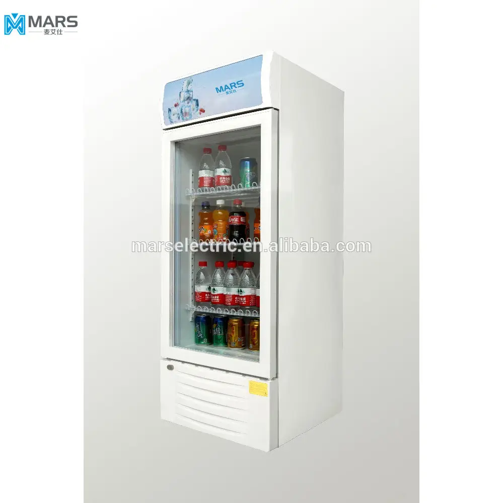 Hot Sale LC-130F MARS 130 Liters Commercial Vertical Display Cooler / Visi Cooler/ showcase