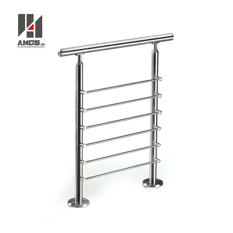 SS new modern designs systems stainless steel balustrades metal handrails iron fence aluminum plastic glass customized railing
