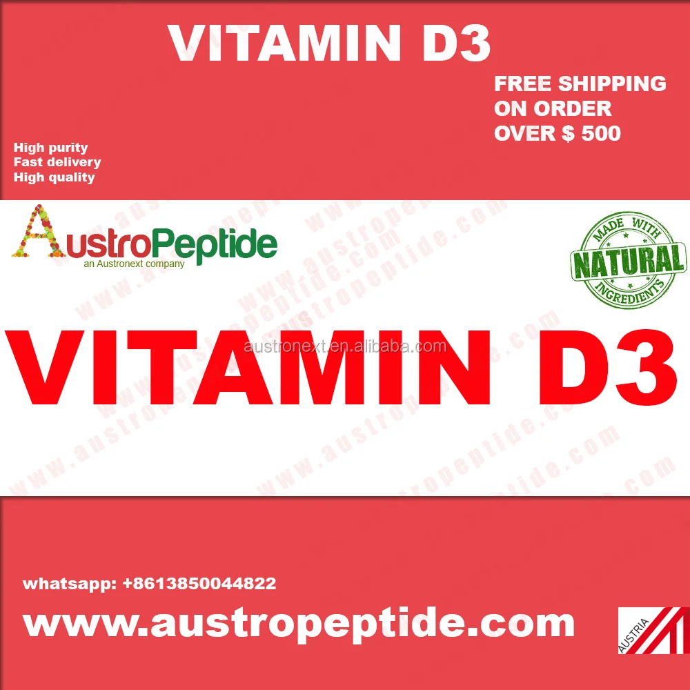 
High purity Vitamind3, Vitamin D3, Vitamin d3 Powder 
