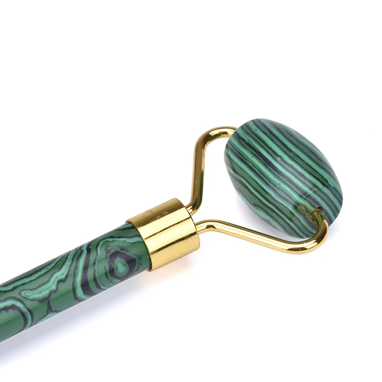 Новые инновационные продукты для красоты и личной гигиены, полудрагоценный нефритовый ролик малахита для ухода за кожей