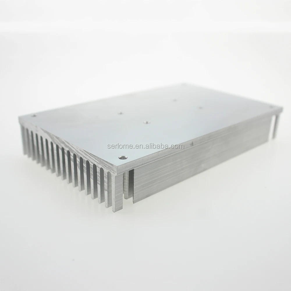 
GPU Aluminum Extruded Heat Sink Custom Size Silver Soldering Metal Peltier Pin Fin CPU Intel Amd Processor Passive Heatsink 