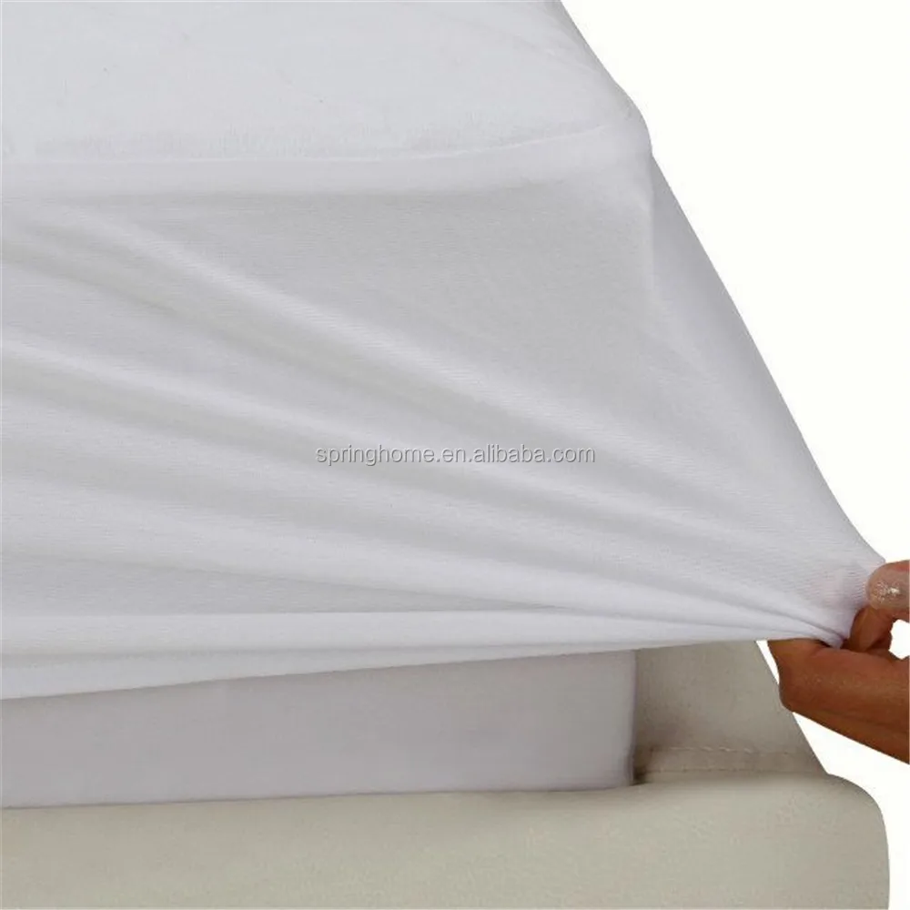 100% Cotton Bedding Set for Children Baby Cot Bed Sheet Plain Waterproof Sheet Knitted Bed Mat Plain Dyed 5 to 8 Inches