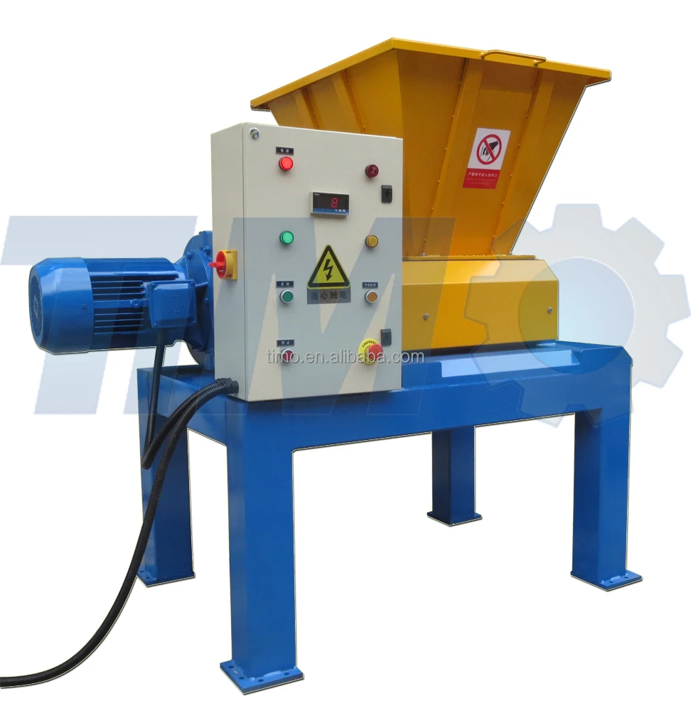 industrial shredder for multiple solid waste MSW shredding size reduction