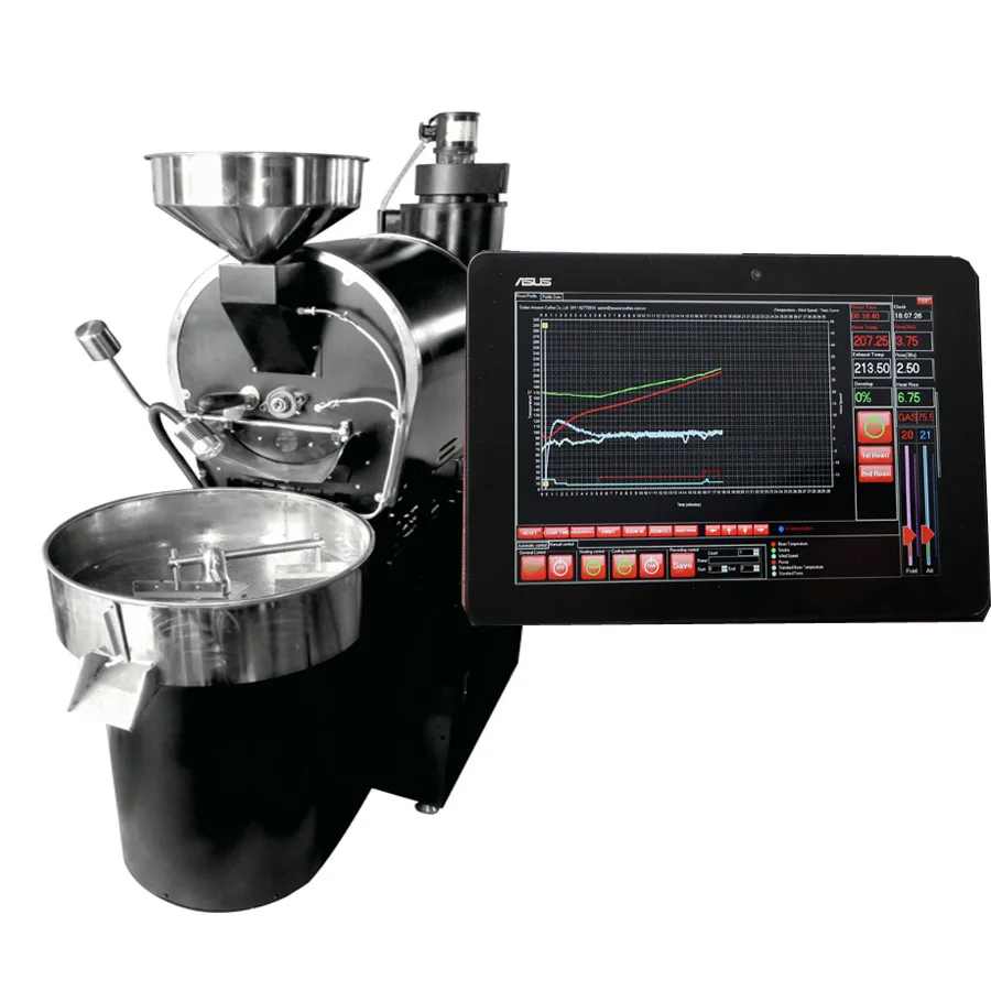 
3kg Gas Electrical Commercial Coffee Bean Roaster For Coffee Shop 