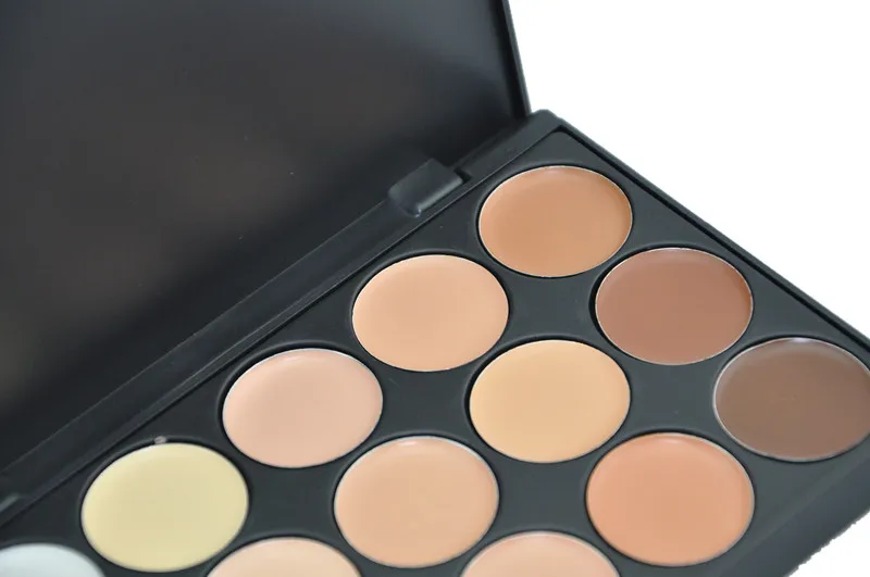 Concealer Palette 15 Colors Contour Face Cream Salon Makeup Case