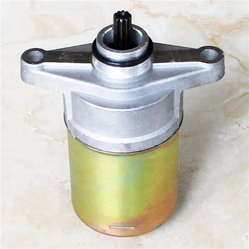 Starter Motor 10T For 50cc GY6 Engine Buggy Go Kart 12V