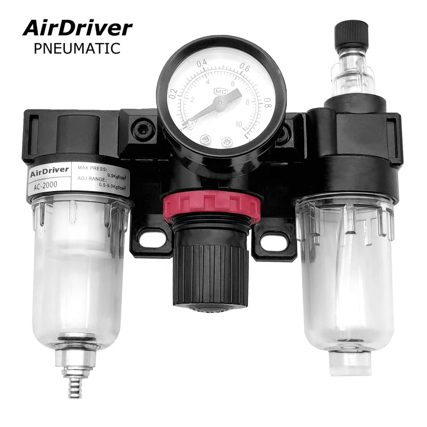 Pneumatic air source treatment Unit AC2000 Airtac Model Pneumatic Filter FRL UNITS