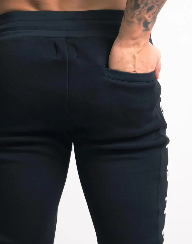 Custom blank plain cotton spandex wholesale gym sports men fitness custom jogger pants