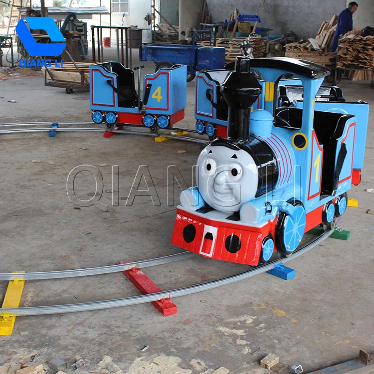 Factory sale kids mini track train rides kiddie games China wooden train