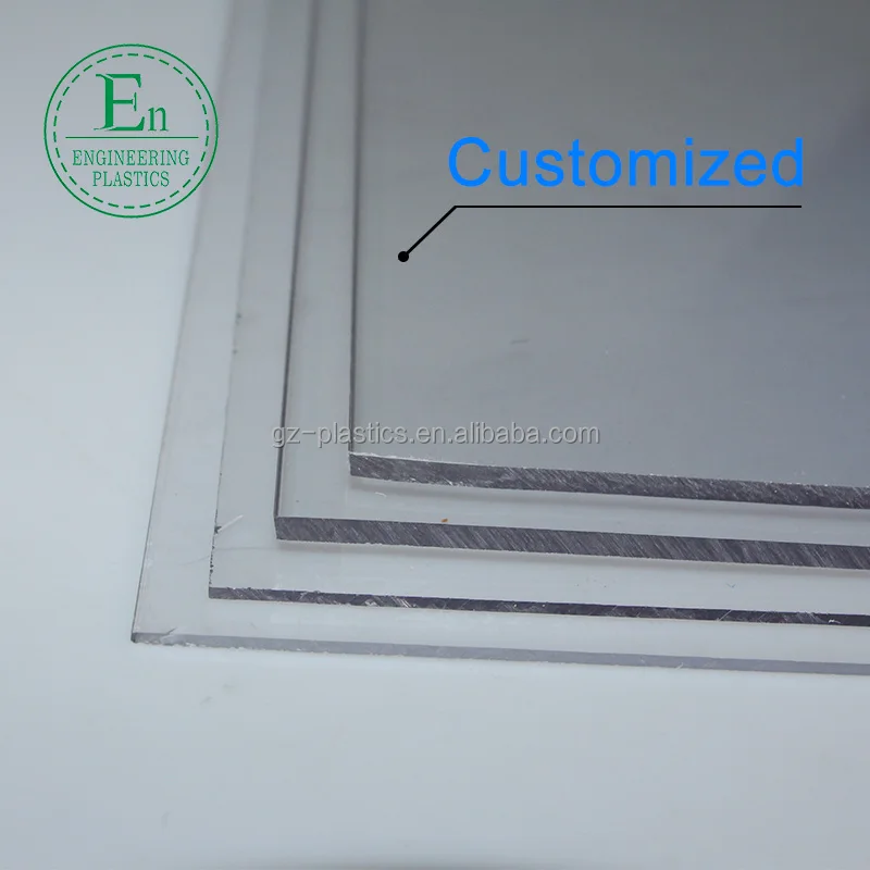 Ecofriendly hard coated polycarbonate sheet panels pc material flat clear rigid sheet