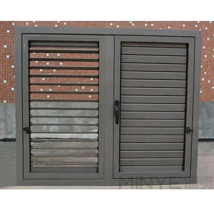 Customized aluminum  profile Sunshade Adjustable Fixed plantation shutter