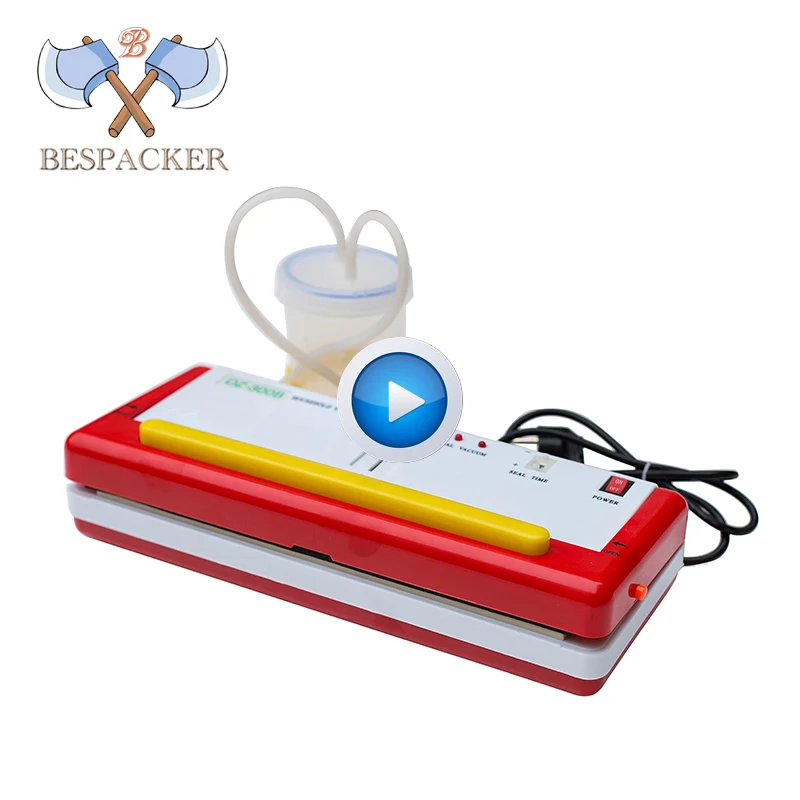 Bespacker DZ-300B household vacuum packing sealer machine dry and wet dual-use