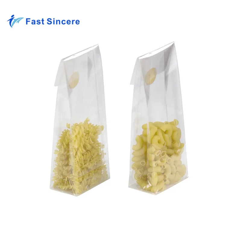 Rectangular High Quality Bopp Opp Gusset Block Square Bottom Bags