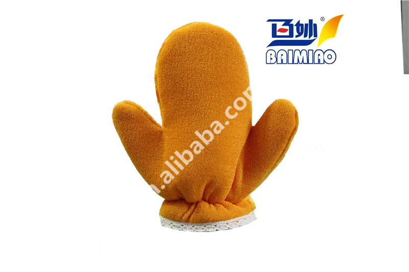 Перчатки из полиэстера и микрофибры для мытья посуды