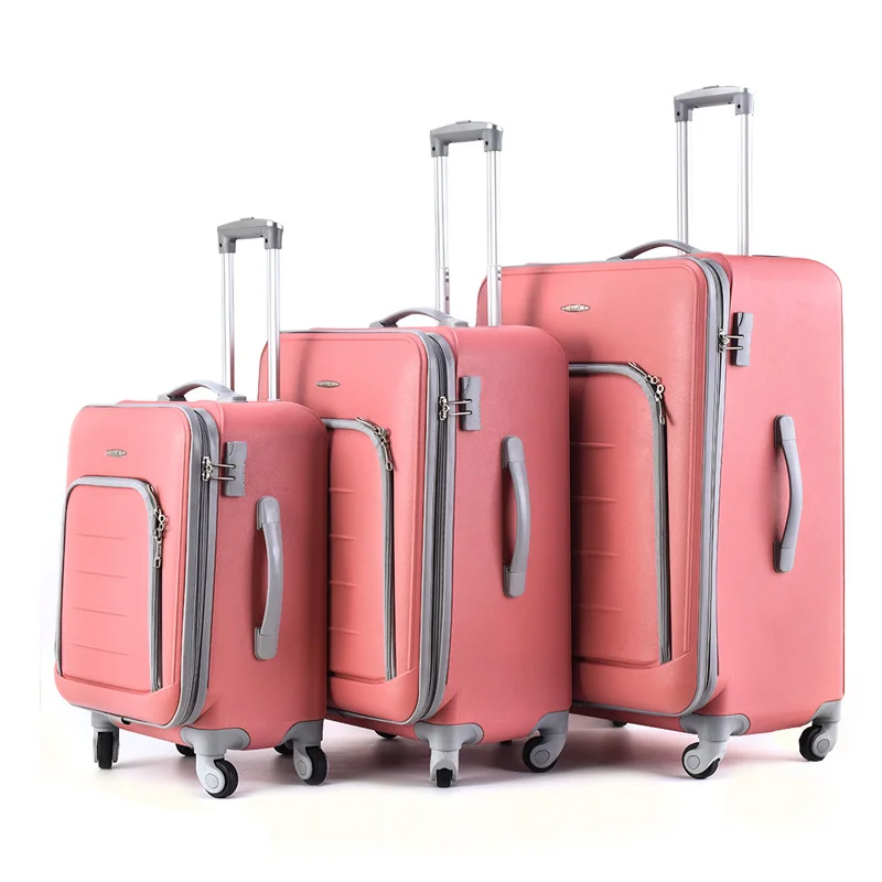 China Supplier Portable PP Material Suitcase Travel Bag Zipper Luggage Sets (62213100542)