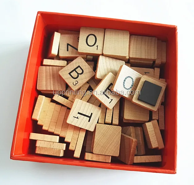 
Word Scrabble Game, Word Puzzle Game, Magnetic Wooden scrabble Game 