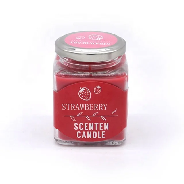 New design Eco-Friendly  home fragrance square shape Aromatherapy candles novelty candles