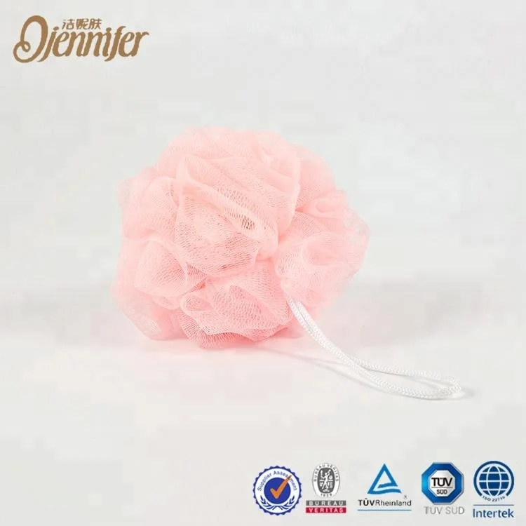 Rolling Chrysanthemum Shape Sponge Ball for Bathing Body Cleaning Cute Bath Sponge