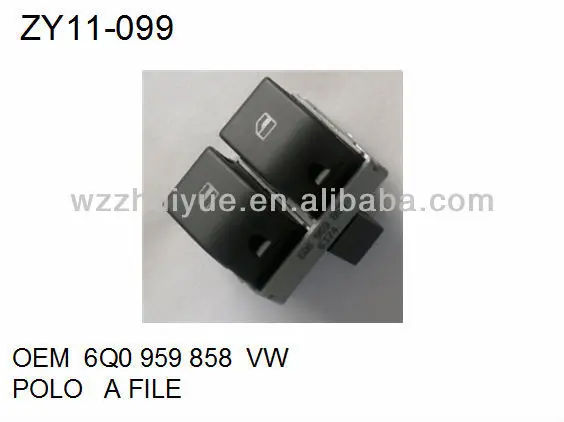 Прямая завод электрические стеклоподъемники переключатель для VW POLO 6Q0959858