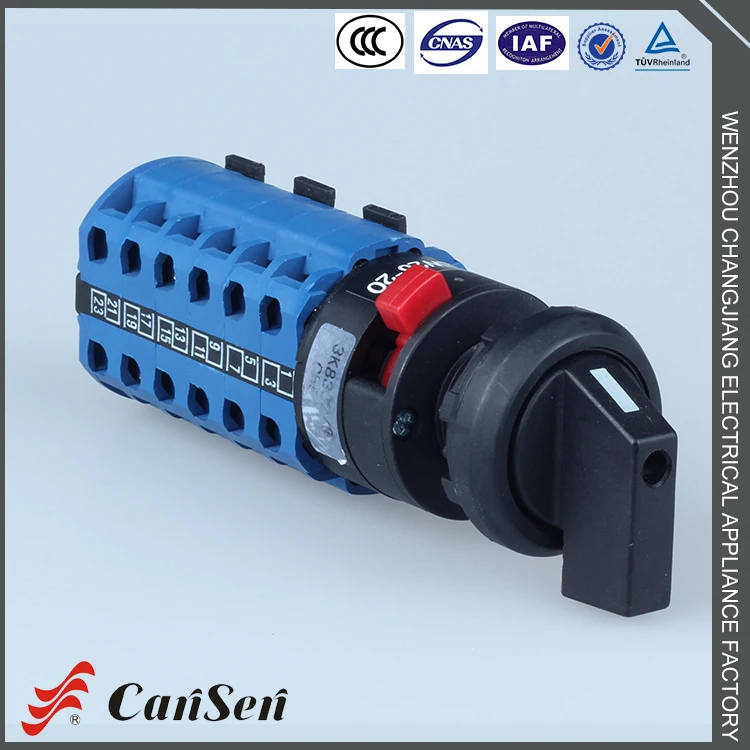 LW26-20 1-10 Профессиональное изготовление дешевые сертификат CE 10 положение поворотного переключателя