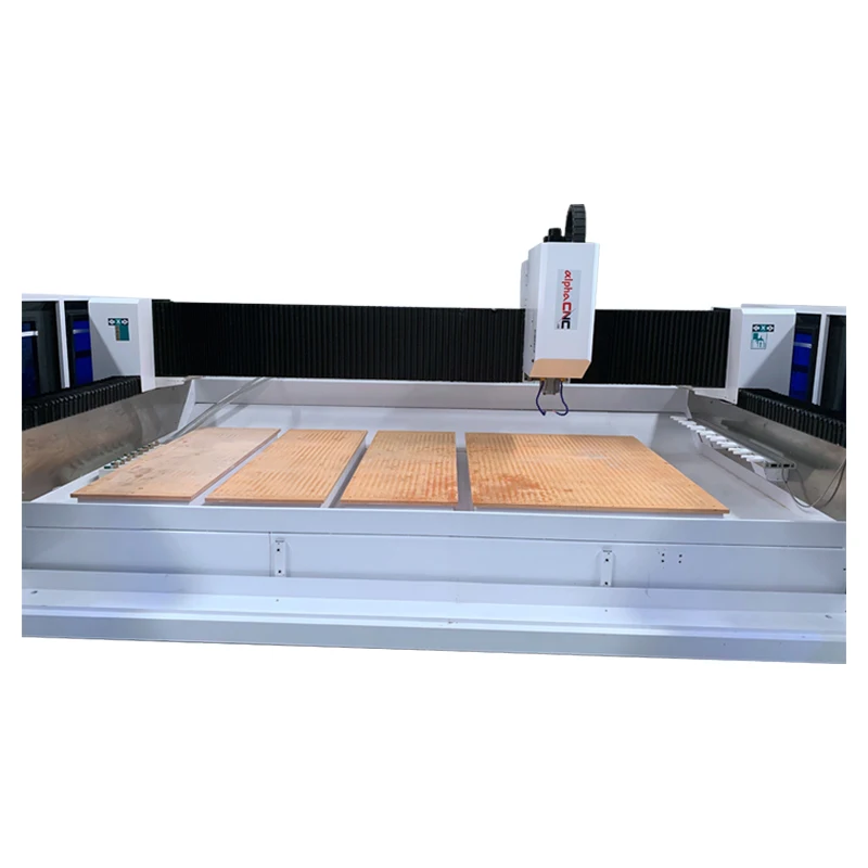 Heavy Duty Fully Enclosed No Dust Marble Granite Laminate Countertop Cutting Polishing CNC Machine Stone ATC CNC Machine