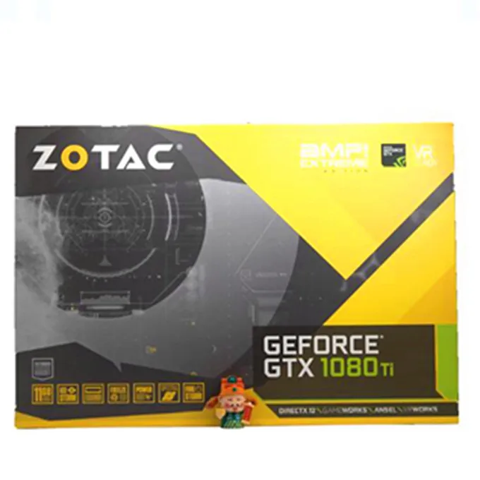 original new ZOTAC GTX 1080ti AMP Extreme Monster Main Frequency 1759 vedio card on stock