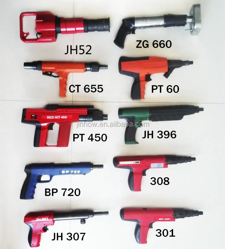 power actuated tool with Long tube/ceiling nail gun