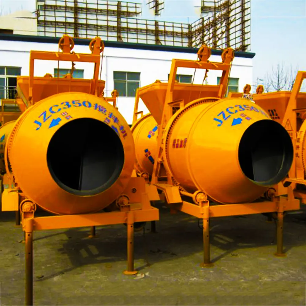 JZC350 diesel engine self loading mobile concrete mixer for sale