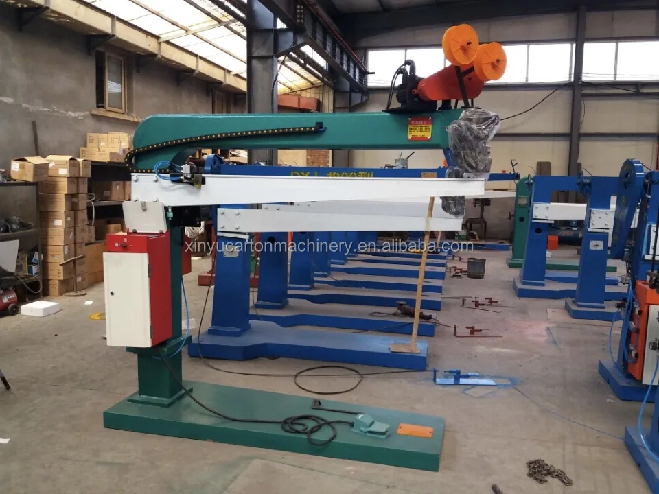 Carton box making machine stitching machine stapler corrugated cardboard stapling machine