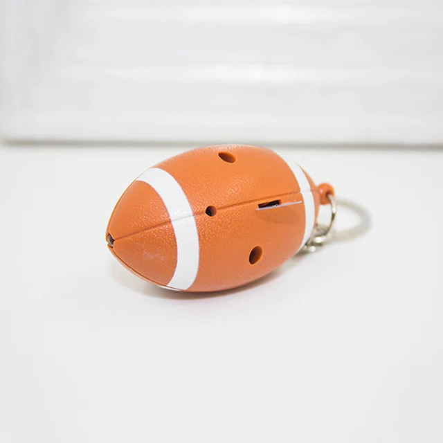 Promotion custom 3D plastic American football keychain rugby keyring,sports keychain