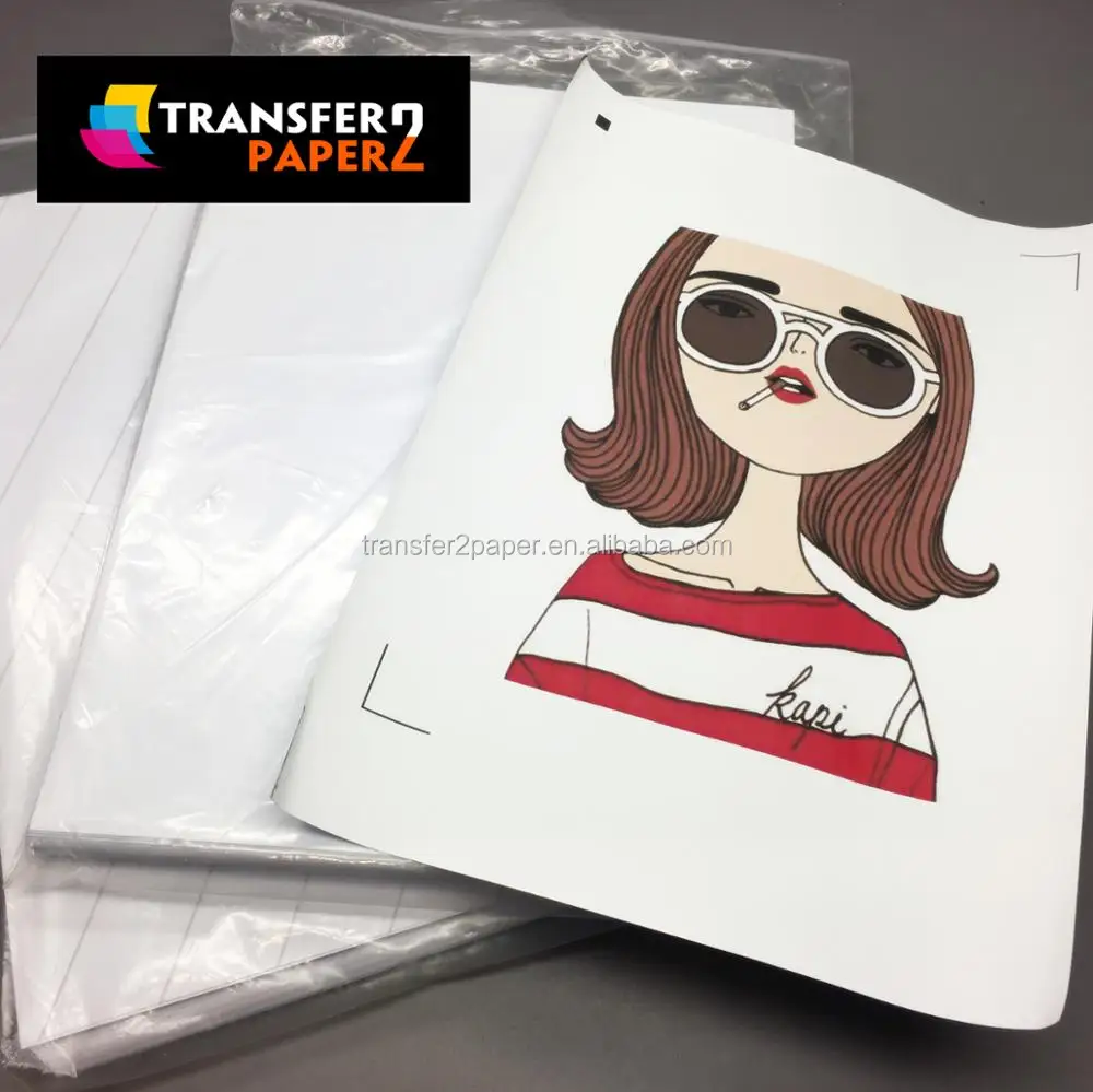 
A4 A3 sheet dark heat transfer paper t-shirt transfer paper for inkjet printer 