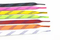 Прямая поставка с завода, низкая цена, цветные Вощеные шнурки для обуви, индивидуальные печатные шнурки оптом