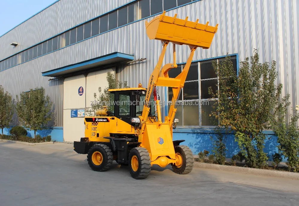 Small shovel loader farm wheel loader machine 1.2T small loader