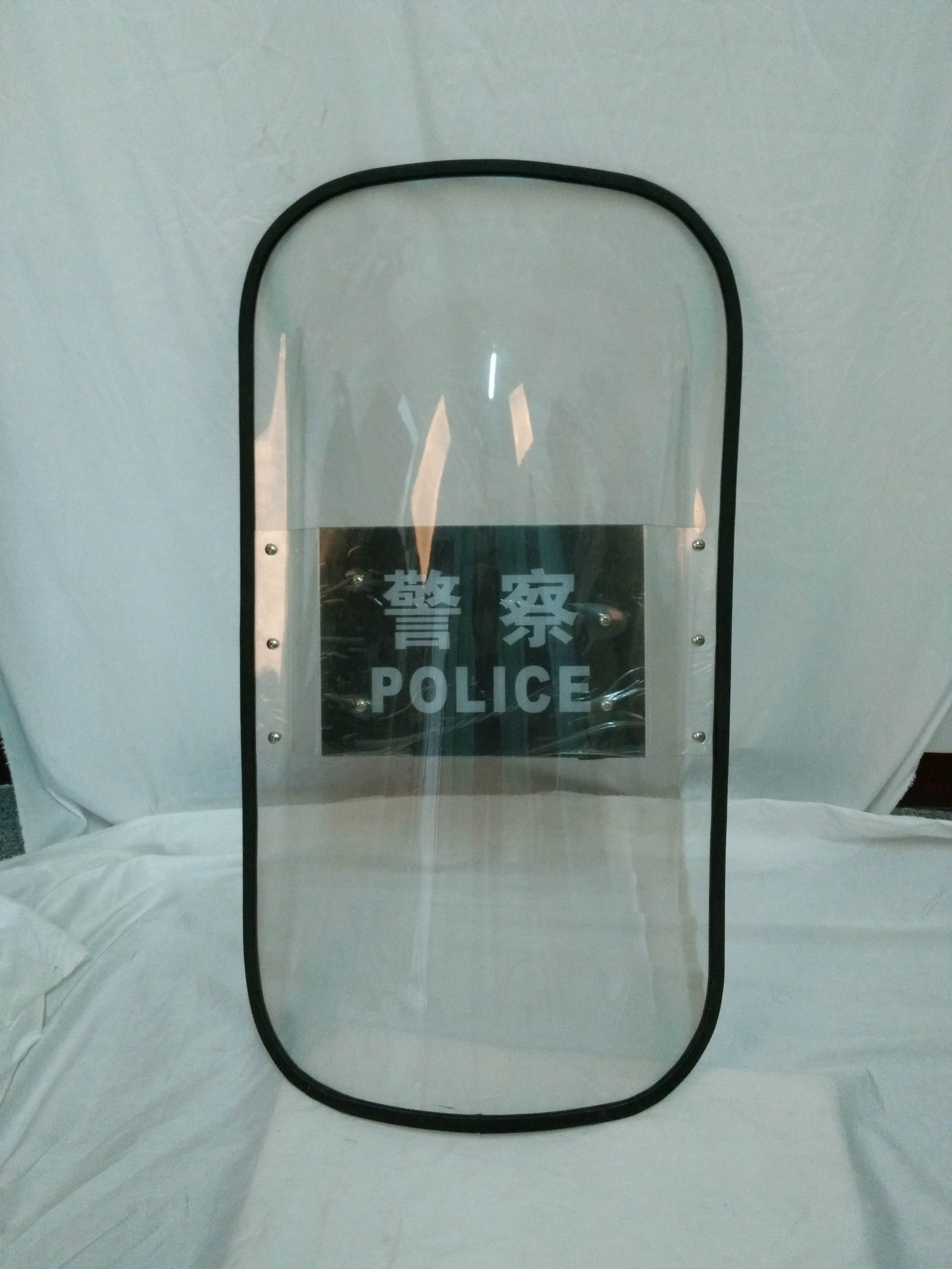 1000*650*3.5mm Riot Shield transparent PC polycarbonate anti riot shield