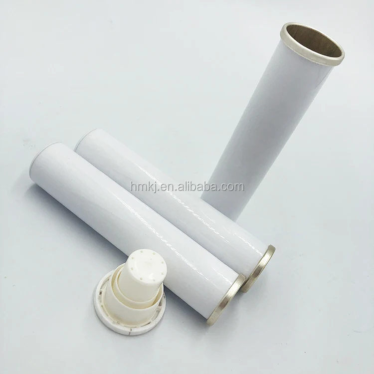 
custom printed aluminum cigar tube effervescent tablet tube 