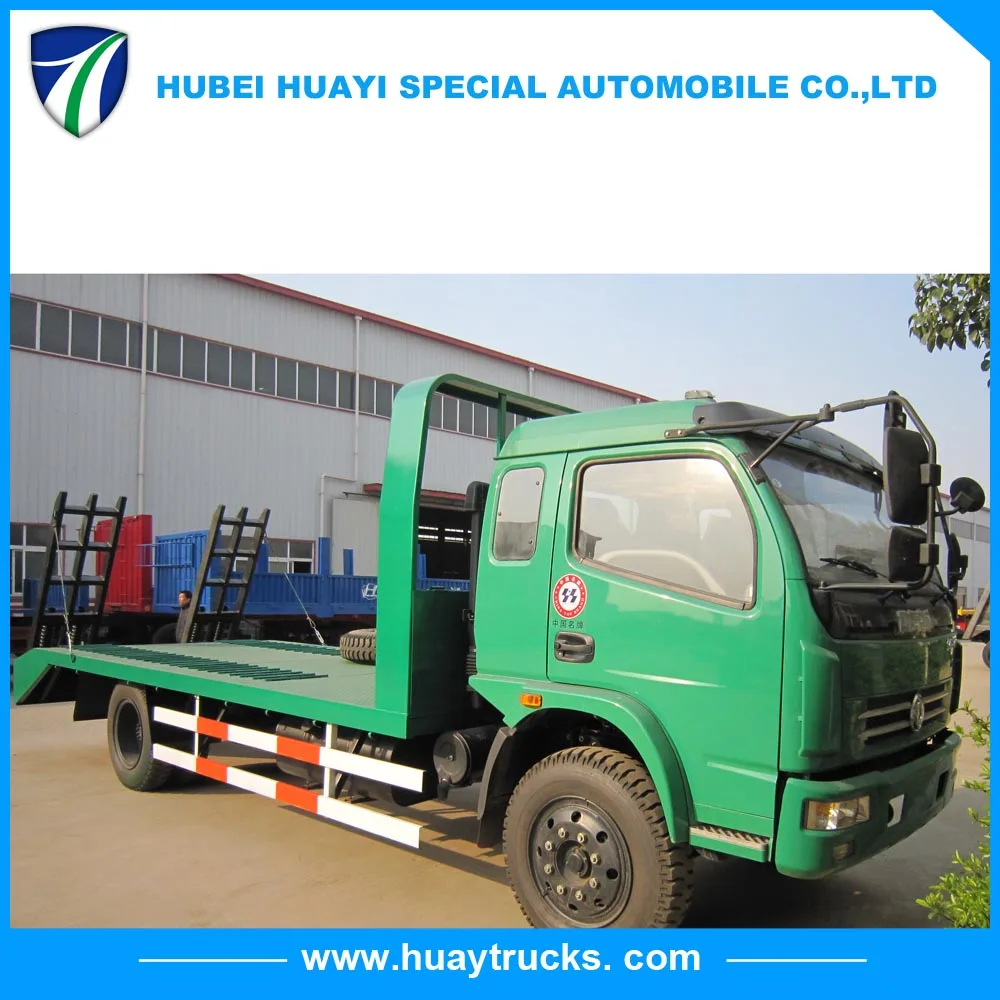 2021 hot sale good quality Dongfeng 6 tons flatbed transport truck for delivery excavator or other mechanism