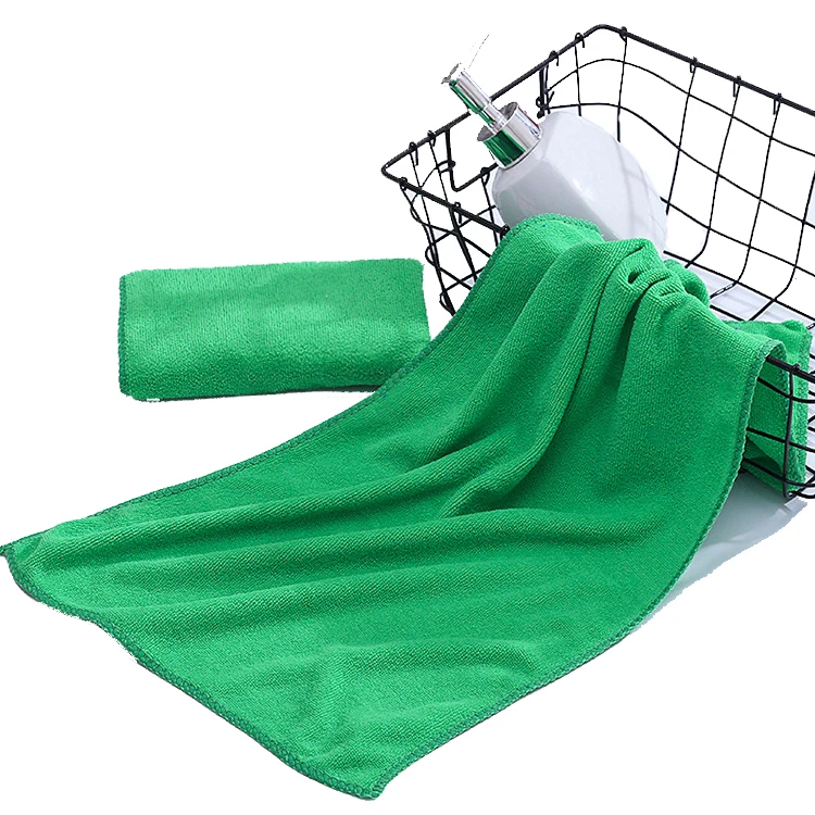 Wholesale Microfiber Cleaning Cloth Bath Towel In Factory Price