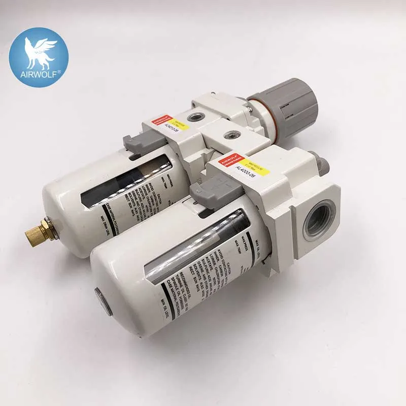 AC4010-06 FRL lubricator combination G1/2 source treatment unit Fittings filter regulator