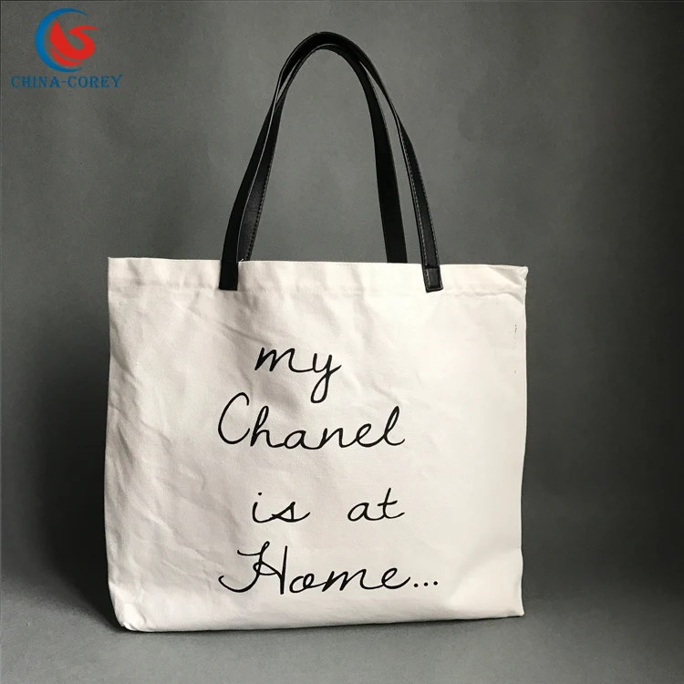 
recycle organic cotton tote shopping bag logos 