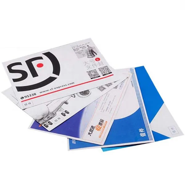 
Customize Design 300gsm White Cardboard Paper Envelope For Shipping Documents 