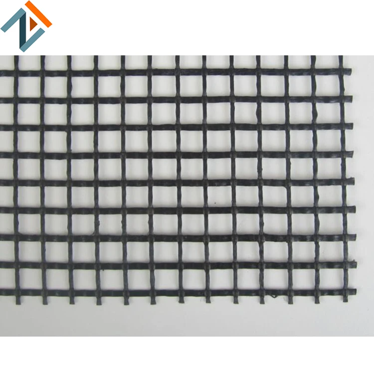 
60KN biaxial fiberglass geogrid 