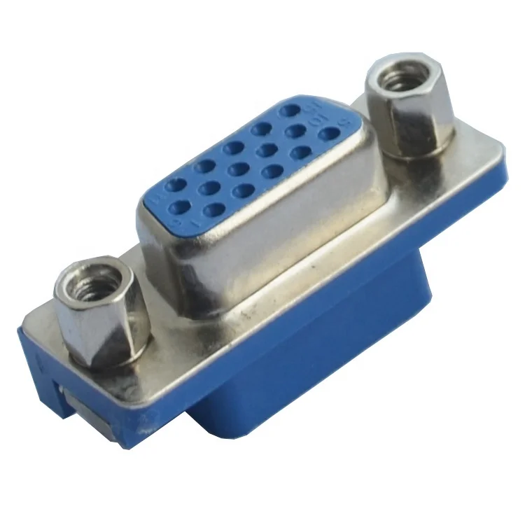 90 Degree D-sub 15 Pin 3 Rows Female HDR DB Connector