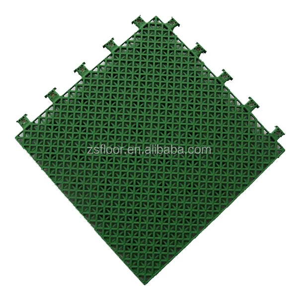 
Outdoor used plastic flooring basketball courts floor tiles for sale 