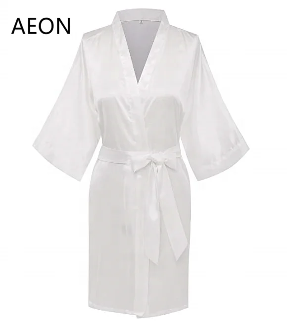 Женское простое короткое кимоно для подружки невесты, свадебное кимоно для вечеринки, доступно 30 цветов, подарок для подружки невесты