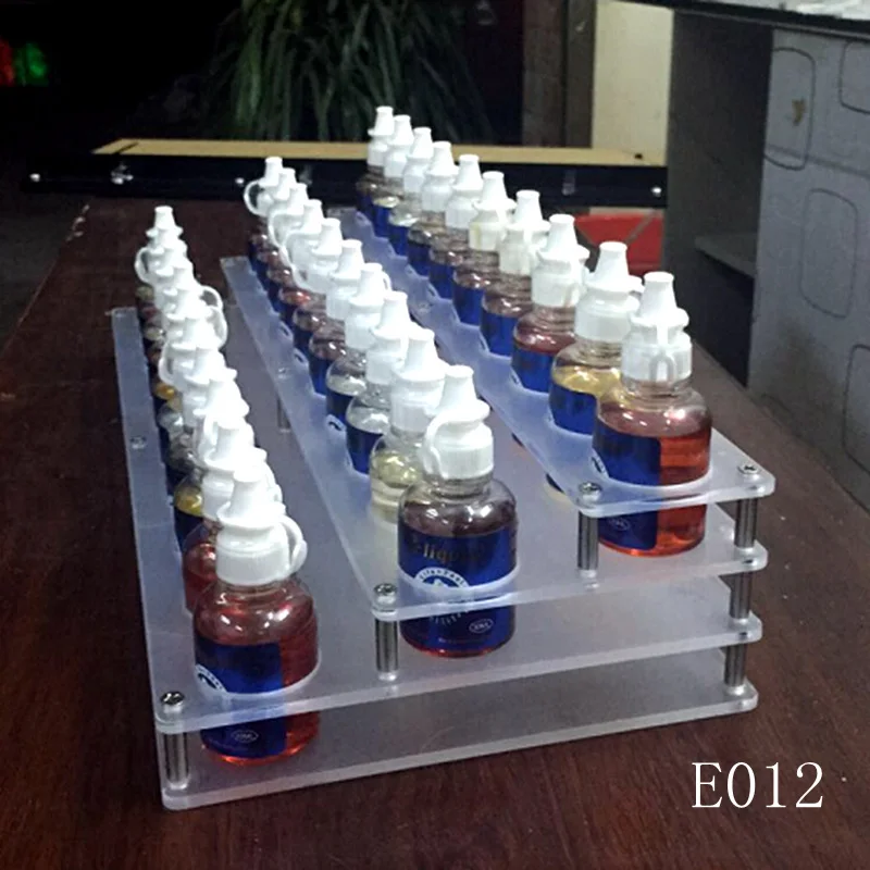 DIY 30ml e cigarette liquid display rack best selling